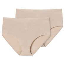 Schiesser Midi Slip Modal Essentials Unterwäsche sandbraun Damen - 2 Stück