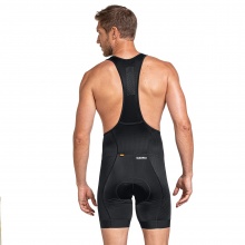 Schöffel Fahrradhose Skin Pants Bib 8h (3D-Thermogeformtes Sitzpolster) kurz schwarz Herren
