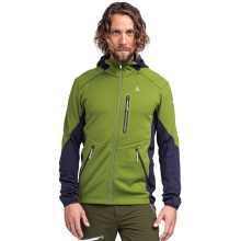 Schöffel Fleecejacke Lodron Hoody (4-Wege-Stretch, schnell trocknend, warm) grün Herren