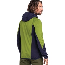 Schöffel Fleecejacke Lodron Hoody (4-Wege-Stretch, schnell trocknend, warm) grün Herren