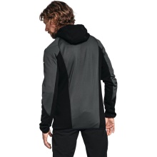 Schöffel Fleecejacke Lodron Hoody (4-Wege-Stretch, schnell trocknend, warm) dunkelgrau Herren