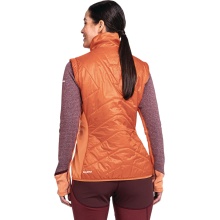 Schöffel Hybrid-Weste Hybrid Stams Vest (strapazierfähig, atmungsaktiv) orange Damen