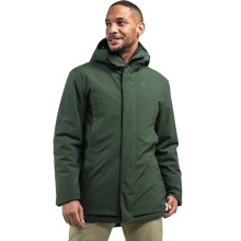 Schöffel Winter-Parka Urban Insulated Style Crivat Parka (wasserdicht, 2-Wege-Stretch) dunkelgrün Herren