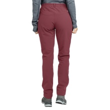 Schöffel Wanderhose Ascona Warm Pant (4-Wege Stretch, wasserabweisend) lang weinrot Damen