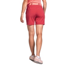 Schöffel Wanderhose Hestad Shorts (hoher Tragekomfort) kurz rot Damen