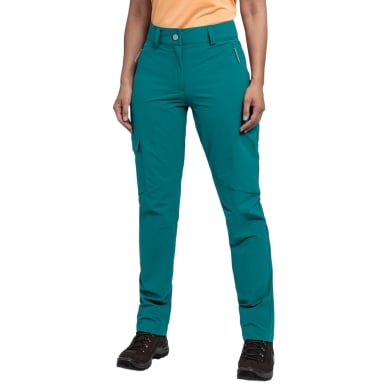 Schöffel Wanderhose Kitzstein Pant (2-Wege-Stretch, wasserabweisend) lang dunkelgrün Damen