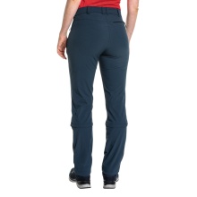 Schöffel Wanderhose Pant Engadin1 Zip Off (4-Wege Stretch, strapazierfähig) lang navyblau Damen