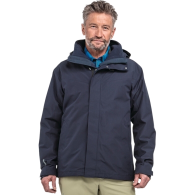 Schöffel Wanderjacke Hiking 3in1 Style Okere Jacket (2-Lagen VENTURI) navyblau Herren