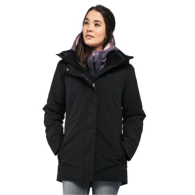 Schöffel Wintermantel Insulated Shoredrive Parka (wasser- und winddicht) schwarz Damen