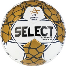 Select Handball Replica EHF Champions League (Handgenäht, EHF-APPROVED) v24 weiss/gold - Trainingsball