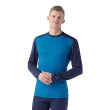 Smartwool Funktionsunterwäsche Langarmshirt Classic Thermal (wärmende Merinowolle, Rundhals) deepblau/navy Herren