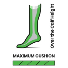 Smartwool Wandersocke Classic Edition Maximum Cushion OTC (Jagdsocken, Merinowolle) charcoal - 1 Paar