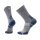 Smartwool Wandersocke Crew Hike Targeted Cushion (Merinowolle, atmungsaktiv) grau/blau - 1 Paar