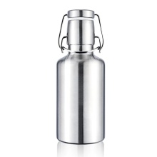 soulbottles Trinkflasche steel light Plain (Edelstahl, Edelstahlbügel) 500ml silber