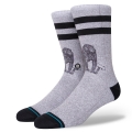 Stance Tagessocke Crew Monkey Tourist grau - 1 Paar