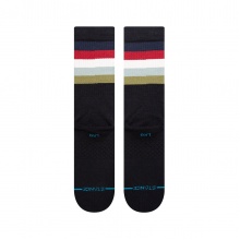 Stance Tagessocke Crew Maliboo schwarz - 1 Paar