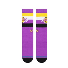 Stance Tagessocke Crew Lakers ST purple/gelb/schwarz - 1 Paar