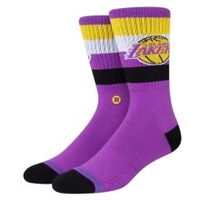 Stance Tagessocke Crew Lakers ST purple/gelb/schwarz - 1 Paar