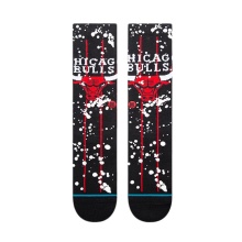 Stance Tagessocke Crew Overspray CHI schwarz/rot - 1 Paar