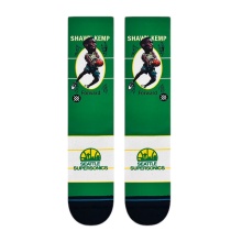 Stance Tagessocke Crew Kemp Retro Big Head grün/bunt - 1 Paar