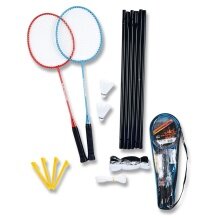 Sunflex Badminton Matchmaker Set Pro (2x Schläger, 2x Bälle, 1x Netz, 1x Tasche)