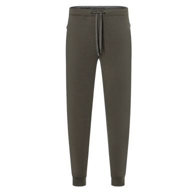 super natural Freizeithose Everyday Sweatpants (Merino-Mix) lang braungrün Herren