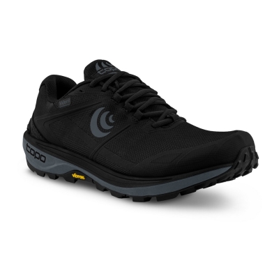 Topo Laufschuhe Terraventure 4 WP (Trail, breitere Zehenbox, wasserdicht) schwarz Herren