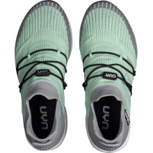 UYN Sneaker-Laufschuhe Free Flow Tune (Merinowolle/Knit) mintgrün/silber Damen