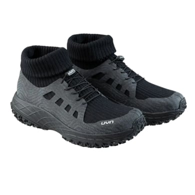 UYN Winter-Laufschuhe Shetland (Trail, sockenartige Konstruktion, wasserdicht) schwarz Herren