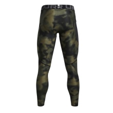 Under Armour Sport-Leggings Printed HG (Tight, enganliegend) grün/camo Herren