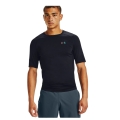 Under Armour Sport-Shirt HG Rush 2.0 Comp (enganliegend, atmungsaktivität) schwarz Herren