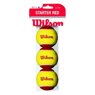 Wilson Methodikbälle Stage 3 Starter Red 3er Beutel