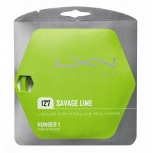 Luxilon Tennissaite Savage 1.27 (Haltbarkeit+Spin) lime 12m Set
