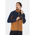 Whistler Fleecejacke Evo (100% Polyester, atmungsaktiv) orange/navyblau Herren