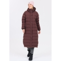 Whistler Winter-Daunenmantel Joan Long Puffer (warm, winddicht, wasserdicht) burgundrot Damen