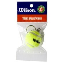 Wilson Schlüsselanhänger Mini-Tennisball Roland Garros gelb - 1 Stück