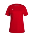 Wilson Sport-Shirt Fundamentals Shooting (100% Polyester) kurzarm rot Damen