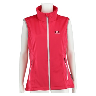 X-Bionic Weste Softshell Classic LogoPrint rose Damen