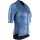 X-Bionic Fahrrad-Shirt Corefusion Aero Jersey (Front-Reißverschluss, leicht, atmungsaktiv) mineralblau Damen