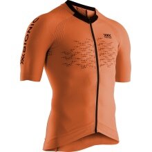 X-Bionic Fahrrad-Shirt The Trick 4.0 Full-Zip Kurzarm orange Herren