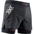 X-Bionic Laufhose Twyce Race 2in1 Short (eingehängte Innenhose) kurz schwarz/rot Herren