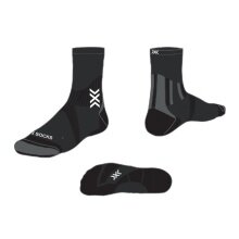 X-Socks Laufsocke Crew Run Perform Warm schwarz/grau Herren - 1 Paar