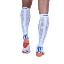 X-Socks Laufsocke Calf Run Expert Effektor OTC weiss/orange/blau Herren - 1 Paar