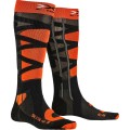 X-Socks Skisocke Control 4.0 anthrazit/orange Herren - 1 Paar