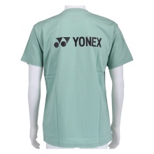 Yonex Trainings-Tshirt Percept (Baumwolle) 2023 olivegrün Herren