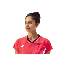 Yonex Badminton-Shirt Crew Neck Tournament (Deutschland) 2024 rot Damen