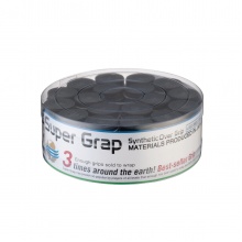 Yonex Overgrip Wet Super Grap 0.6mm (Komfort/glatt/leicht haftend) schwarz 36er Box