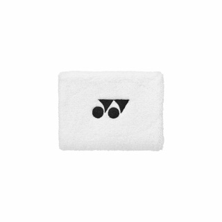 Yonex Schweissband Handgelenk Yonex Logo Mitte 10x8cm weiss 1er