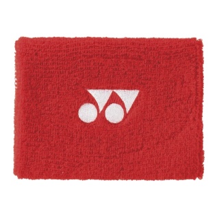 Yonex Schweissband Handgelenk Yonex Logo Mitte 10x8cm rot 1er