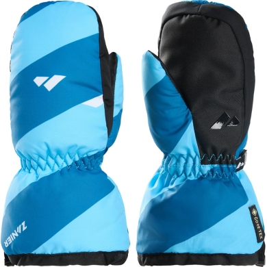 Zanier Winterhandschuhe Twister.GTX (winddicht, wasserdicht) marineblau/royalblau Kinder